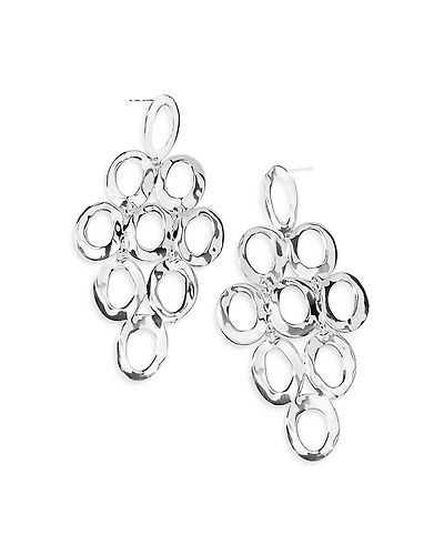 Ippolita Sterling Silver Open Oval Cascade Earrings