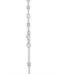 Sterling Silver Interlocking G Cluster Chain Necklace, 14"