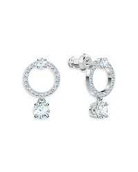 Constella Circle Drop Earrings