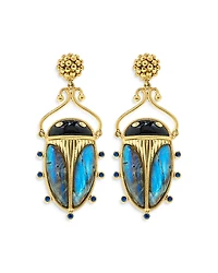 Capucine de Wulf Scarab Berry Drop Earrings