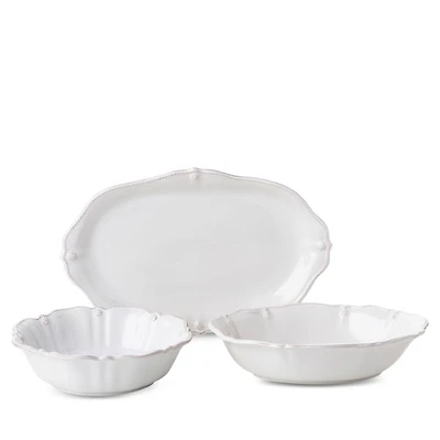 Berry & Thread Whitewash 3 Piece Serving Bundle