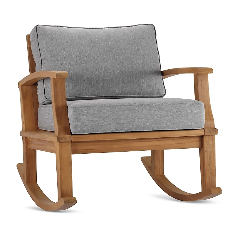 Modway Marina Outdoor Patio Teak Rocking Chair