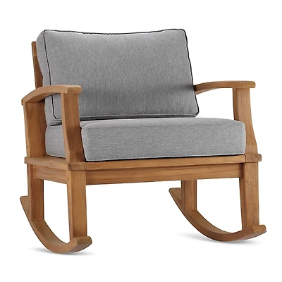 Modway Marina Outdoor Patio Teak Rocking Chair