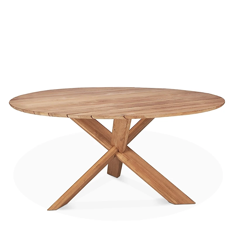 Ethnicraft Teak Circle Outdoor Dining Table