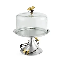 Michael Aram Butterfly Ginkgo Pastry Dish with Dome