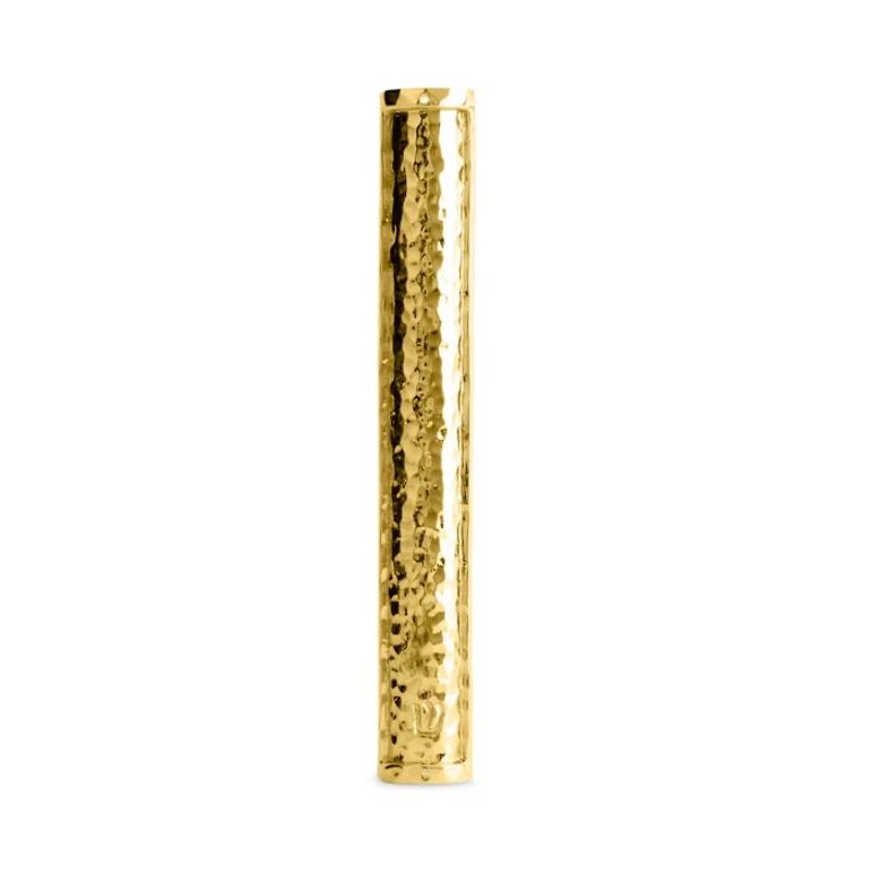 Hammertone Large Mezuzah Gold
