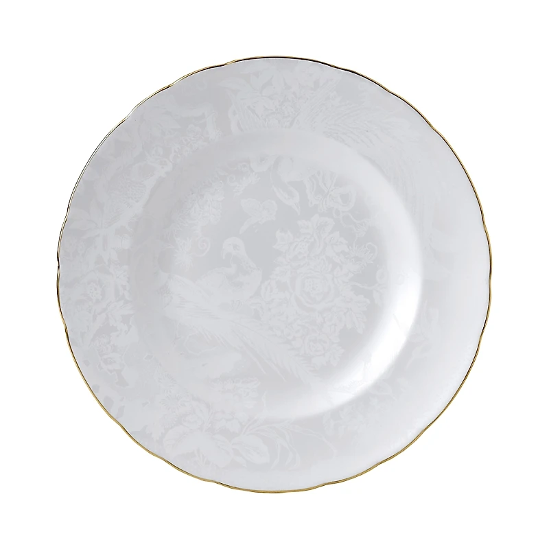 Royal Crown Derby Aves Pearl Dinner Plate