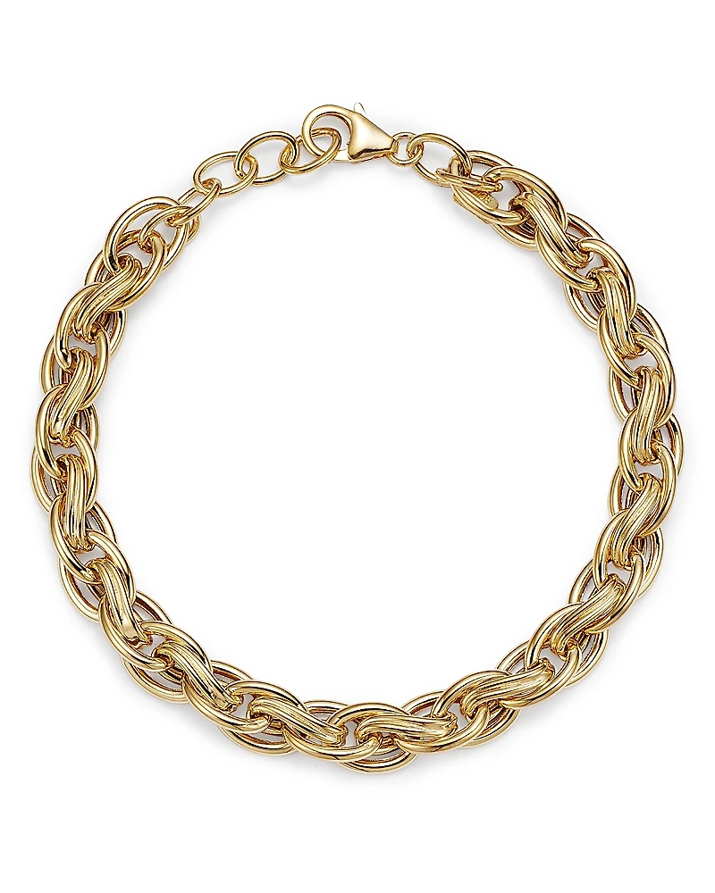 Bloomingdale's Fine Collection Fancy Link Chain Bracelet