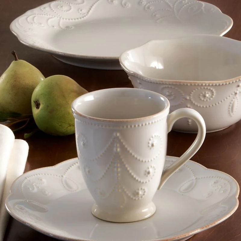 French Perle 4 Piece Place Setting