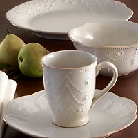 French Perle 4 Piece Place Setting