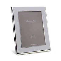 Silver & Chiffon Curved Frame, 5" x 7"