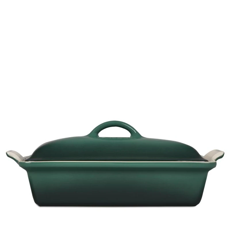 Stoneware 4 Quart Covered Rectangular Casserole