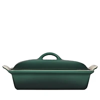 Stoneware 4 Quart Covered Rectangular Casserole