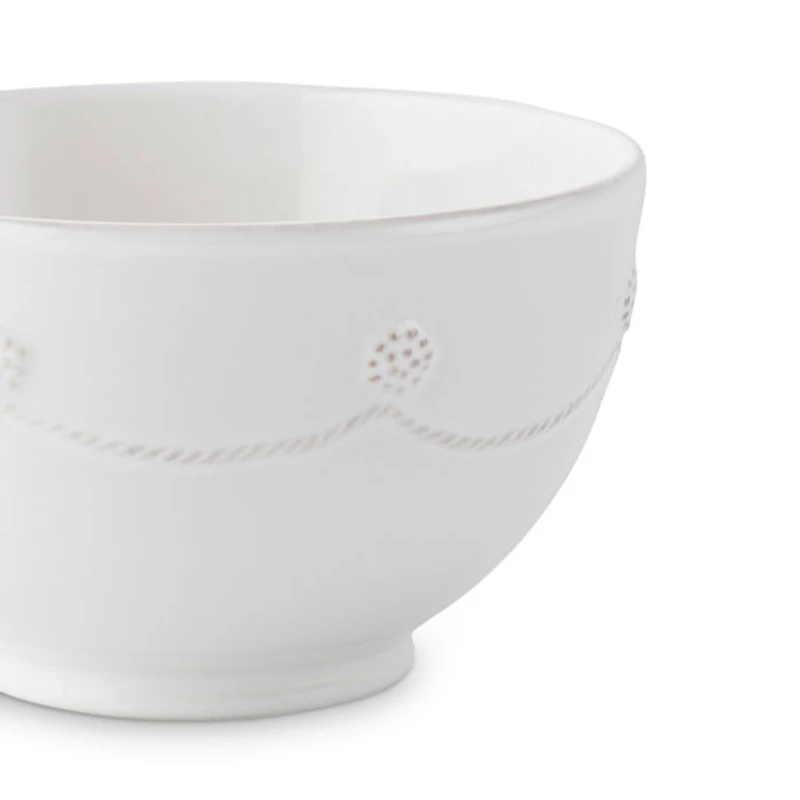 Berry & Thread Cereal/Ice Cream Bowl - Whitewash