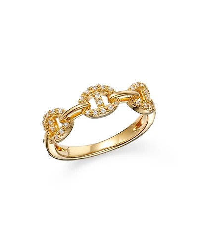 Diamond Pavé Link Band Collection, 0.10-0.14 tcw