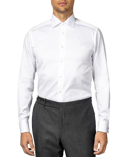 Slim Fit Signature Twill French Cuff Dress Shirt