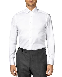 Eton Slim Fit Signature Twill French Cuff Dress Shirt