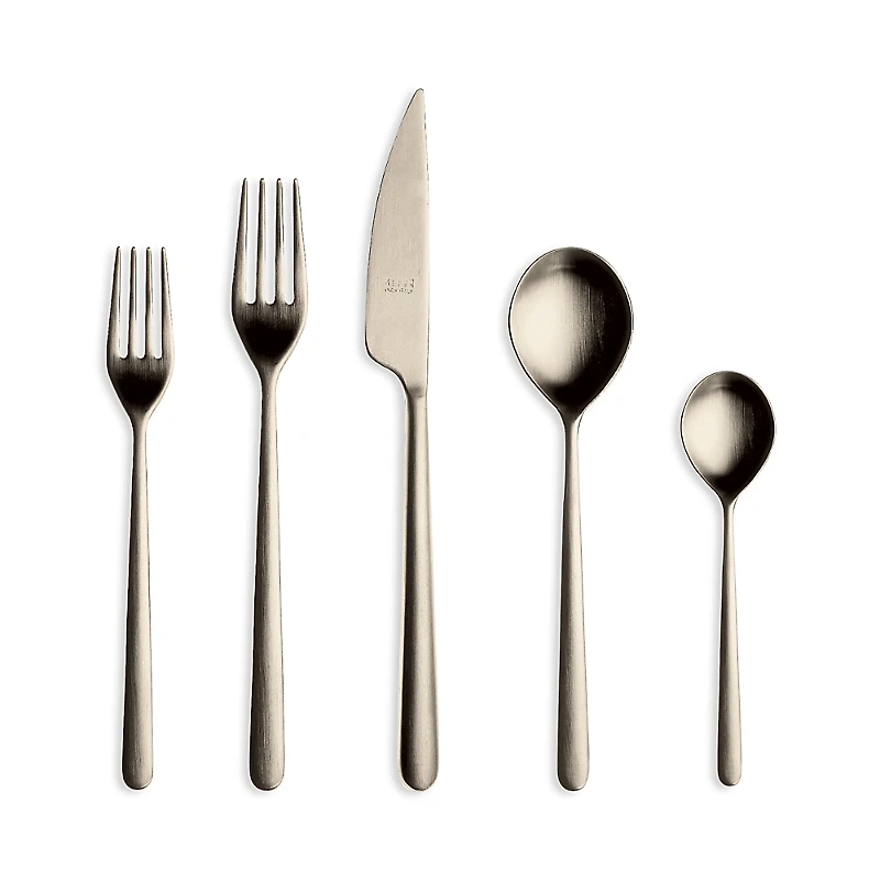 Mepra Linea Ice Champagne 5-Piece Place Setting