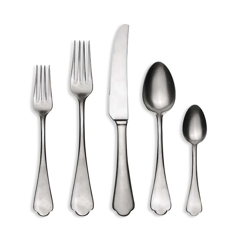 Dolce Vita Pewter 5-Piece Place Setting