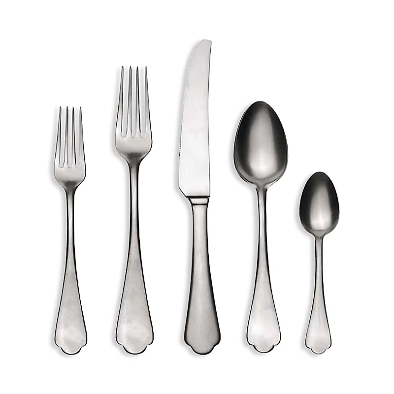 Mepra Dolce Vita Pewter 5-Piece Place Setting