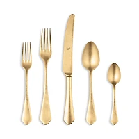 Mepra Dolce Vita Pewter Oro 5-Piece Place Setting