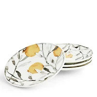 Pomegranate Demitasse Cup & Saucer, Set of 4