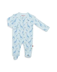 Unisex Cotton Giraffe Footie - Baby