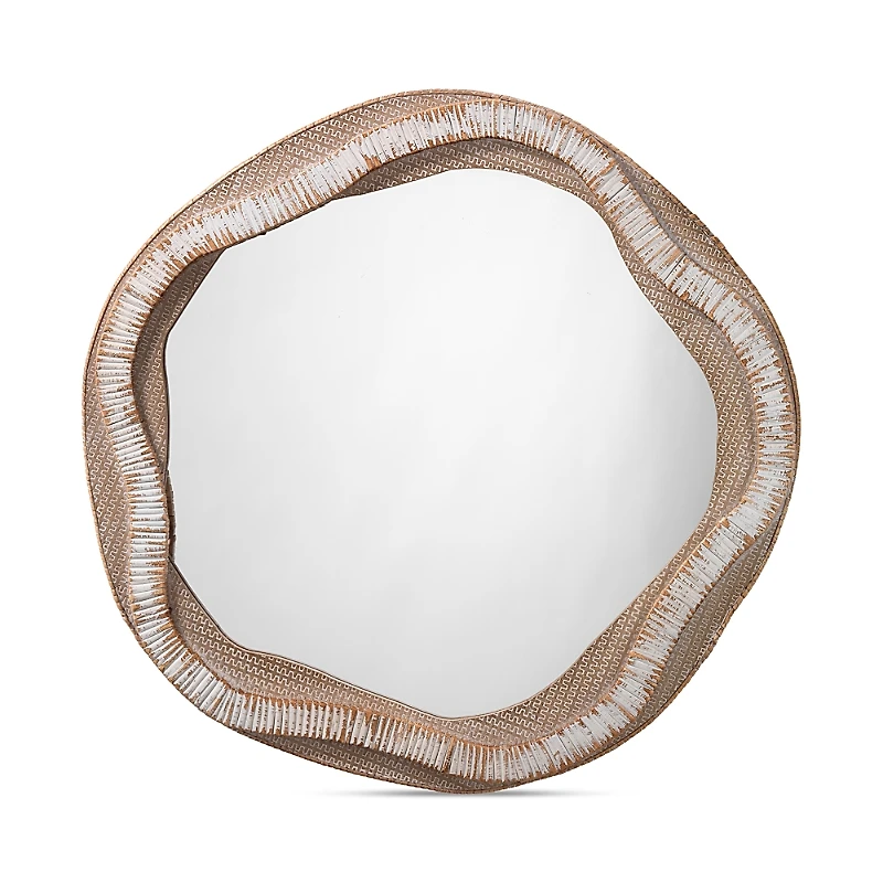 Jamie Young River Organic Rattan Mirror