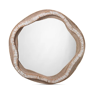 Jamie Young River Organic Rattan Mirror