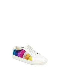 Kurt Geiger London Girls' Mini Lane Stripe Low Top Sneakers - Toddler, Little Kid, Big Kid