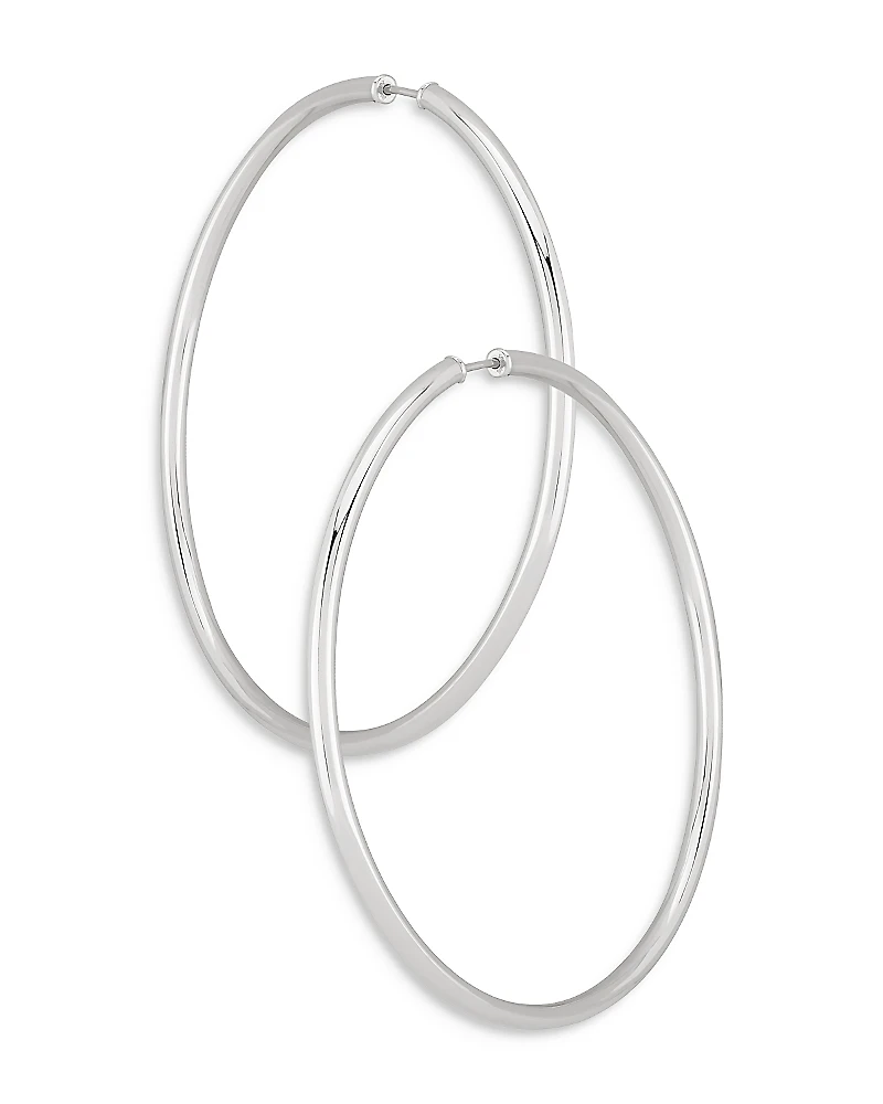 Bloomingdale's Fine Collection Sterling Silver Seamless Hoop Earrings