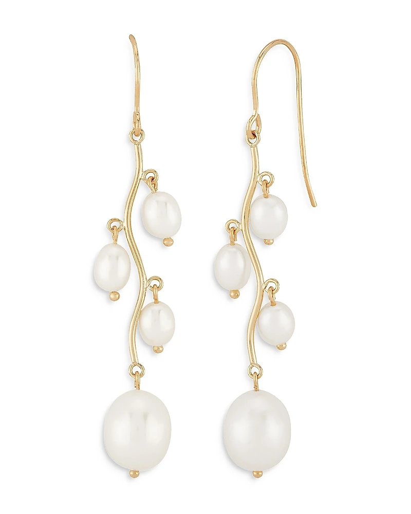 Bloomingdale's Fine Collection Cultured Freshwater Pearl Drop Earrings