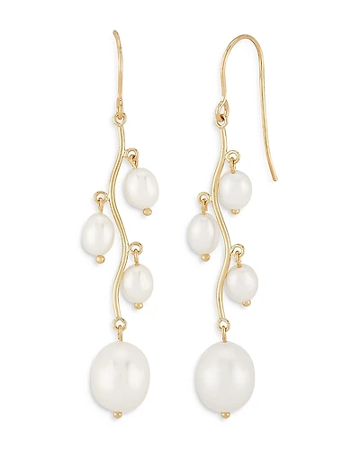 Bloomingdale's Fine Collection Cultured Freshwater Pearl Drop Earrings