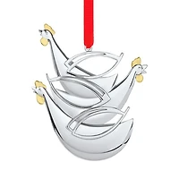 Twelve Days of Christmas Ornament - Three French Hens