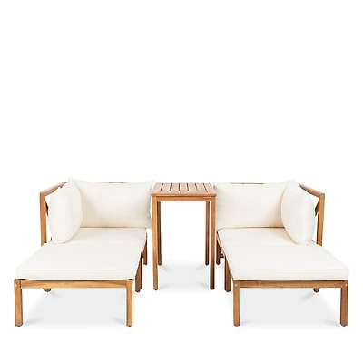 Safavieh Ronson Five Piece Outdoor Sectional Set