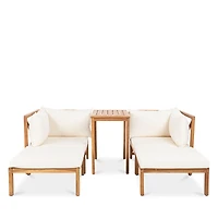 Safavieh Ronson Five Piece Outdoor Sectional Set