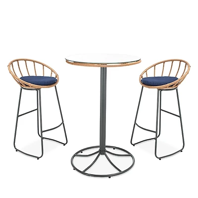 Safavieh Lersa 3 Piece Outdoor Lounger Set