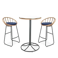 Safavieh Lersa 3 Piece Outdoor Lounger Set