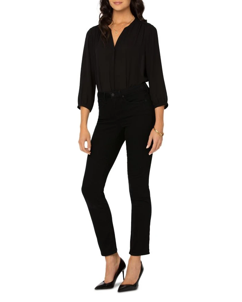 Petites Sheri Slim Leg Jeans Black