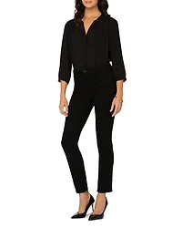 Petites Sheri Slim Leg Jeans Black