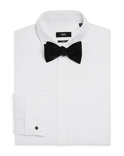 Boss Myron Pincord Stripe Sharp Fit Tuxedo Shirt