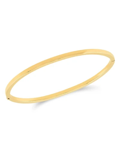 14K Yellow Gold Polished Bangle Bracelet