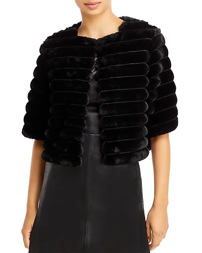 Bcbgmaxazria Faux Fur Shrug