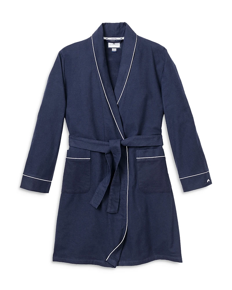 Petite Plume Unisex Flannel Robe - Little Kid, Big Kid