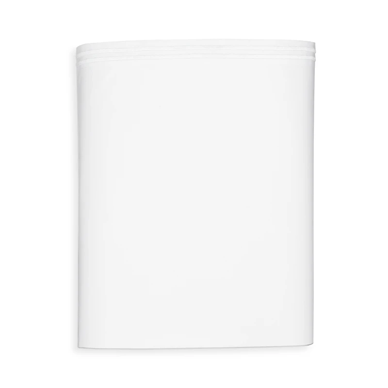 Hudson Park Italian Percale Stitch Extra Deep Flat Sheet, Queen - Exclusive