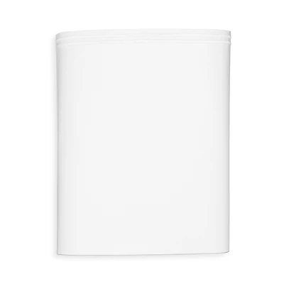 Hudson Park Italian Percale Stitch Extra Deep Flat Sheet, Queen - Exclusive