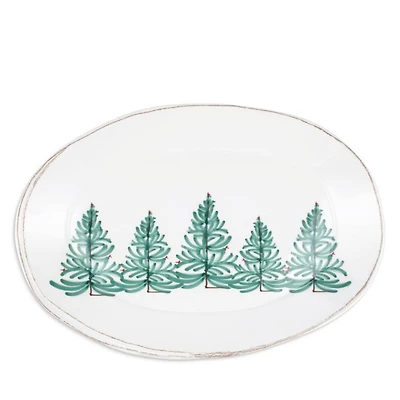 Melamine Lastra Holiday Oval Platter