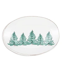 Melamine Lastra Holiday Oval Platter