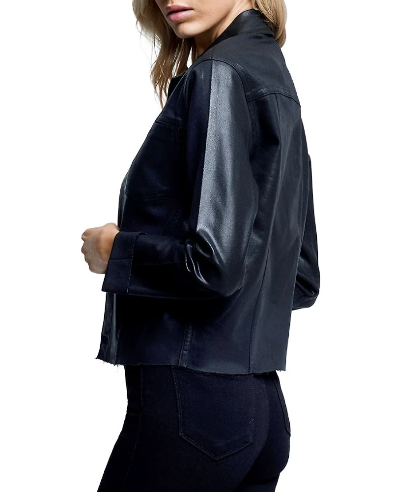 Janelle Coated Trucker Jacket