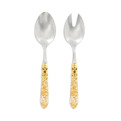 Vietri Aladdin Brilliant Salad Server Set